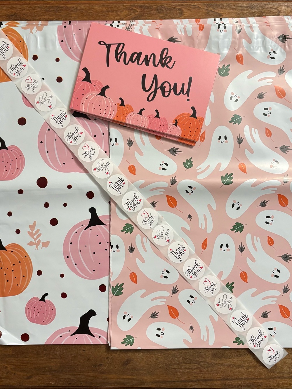 Halloween/Fall themed Poly Bags